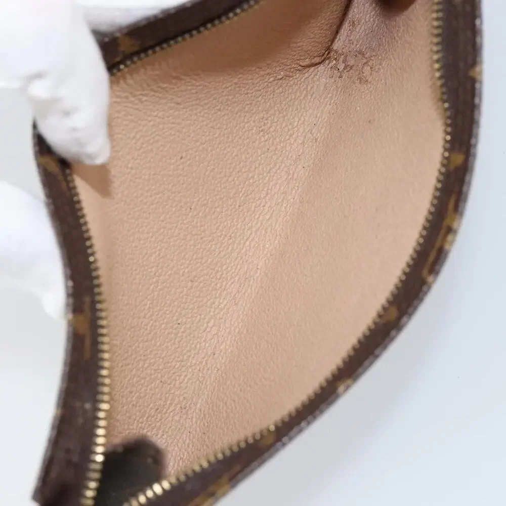 Louis Vuitton Monogram Bucket GM Accessory Pouch Brown